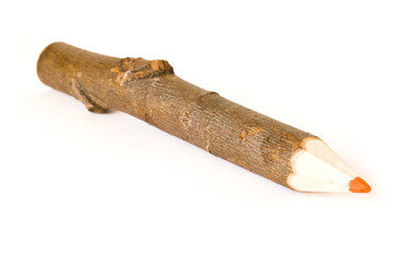 Color pencil isolated on a white background