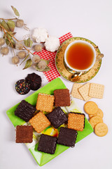 Various cookies for a breakfast to tea