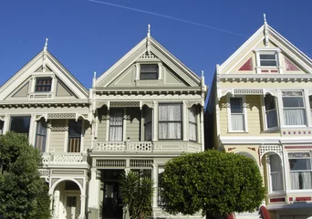 Deurstickers Famous House San Francisco © BestArchiDesign