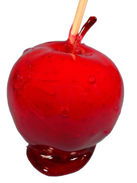 Apfel mit Zuckerglasur