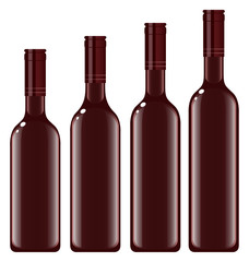 Bottles wine