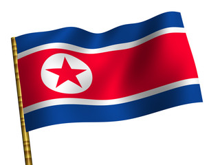 National Flag. North Korea