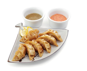 Japan Fish Dumplings with Two Type Sauce