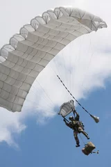 Tuinposter Parachutiste © François van Bast