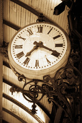 Fototapeta na wymiar Ancient clock