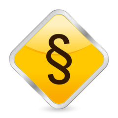 paragraph symbol yellow square icon