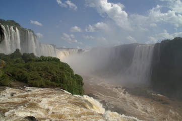 Brésil chutes l'Iguaçu
