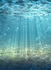 underwater, water, bottom, seabed, ocean, blue