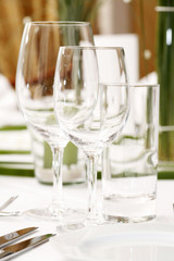 tafel, gedeck, restaurant