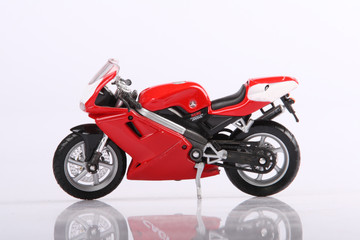 Obraz na płótnie Canvas Model motocykla sportowego