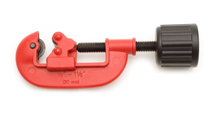pipe cutter on white background
