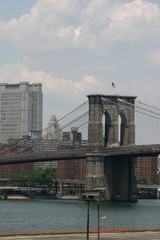 Obraz premium NYC, Puente de Brooklyn