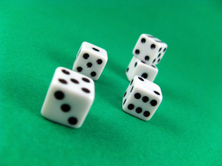 gamble casino cubes bet risk win or lose luck game