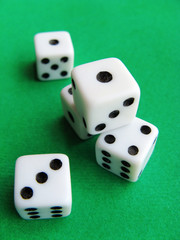 gamble casino cubes bet risk win or lose luck game