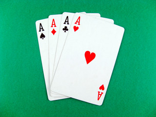ace card poker gambling luck win or lose game