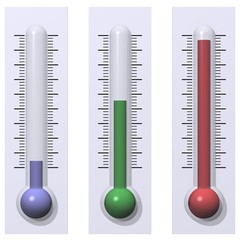 Cold, Warm, and Hot Thermometers