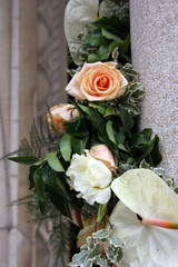 White Wedding flowers - SET FOR A WEDDING OR CORPORATE EVENT