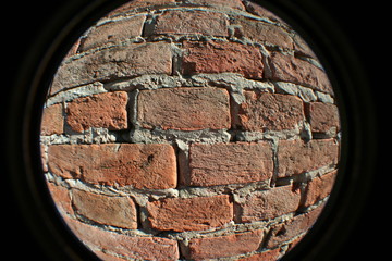 sfera mattoni muro