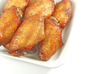 Chicken Wings in Spicy Honey Cajun Flavor Style