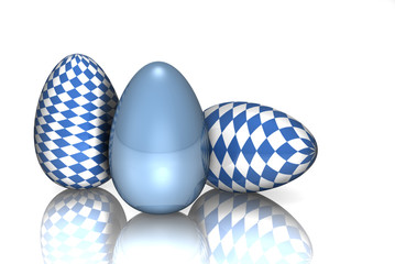 Bayern Ei blau