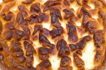 object on white - food Pie with curd