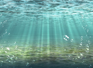 bubble, bottom, seabed, "under water", underwater, water