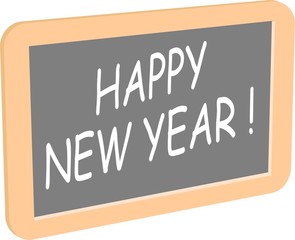 Obraz premium ARDOISE HAPPY NEW YEAR