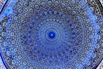 Dome of the mosque, oriental ornaments - obrazy, fototapety, plakaty
