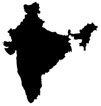 India map high res