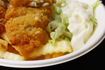 Fish and Chips the classical fast food serving