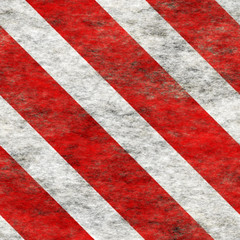 Fototapeta premium Diagonal hazard stripes texture. Weathered, worn and grungy.