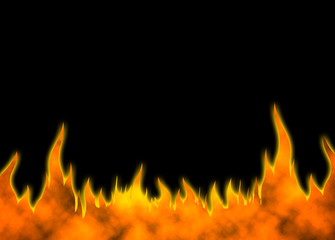 Hot fire background 05