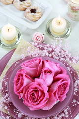 Festive table setting