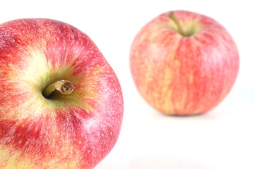 Red apple isolated on a white background