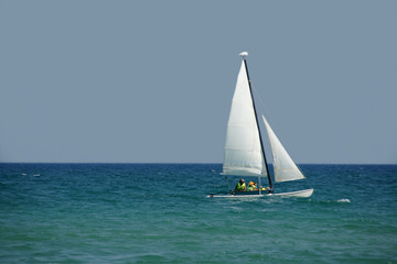Segelboot Mittelmeer
