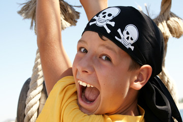 Obraz premium mały pirat