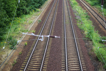 Obraz na płótnie Canvas Railway tracks