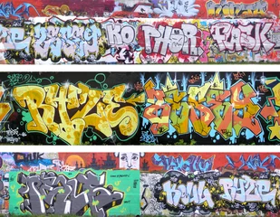 Photo sur Aluminium Graffiti graffitis et tags