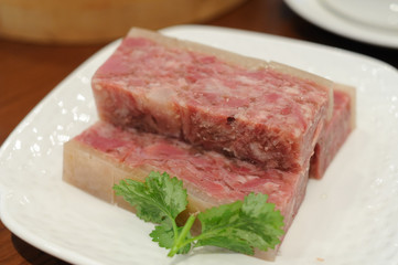 Chinese traditional dishes, preserved pork