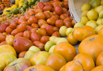 These are Farmer's Market Organic Heirloom Tomatoes