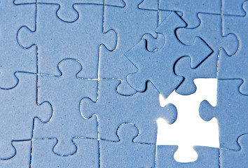 Missing piece of puzzle