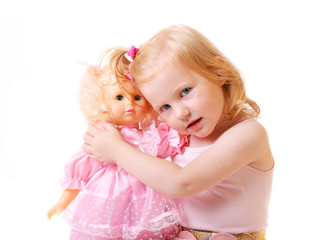 girl with doll