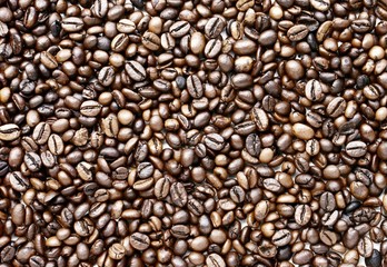 coffee beans as food background