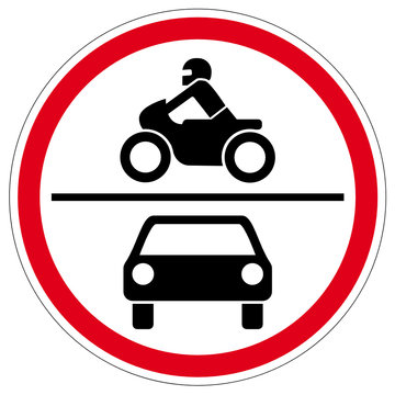 Durchfahrt f&uuml;r Autos und Motorr&auml;der verboten