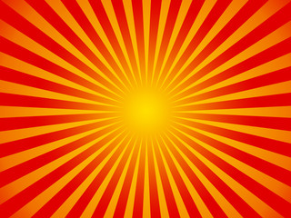 Obraz premium Hot Summer Hypnotic Sun Background