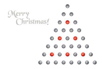 Weihnachten 2008 - Kugel rot