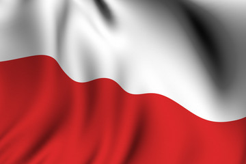 Rendered Polish Flag