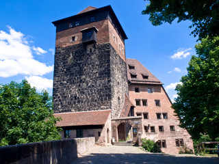 Fototapeta na wymiar Nuremberg, Kaiserberg. Europe, Germany.