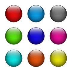9 Color Buttons