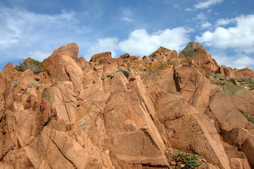 Fototapeta premium rocce e cielo